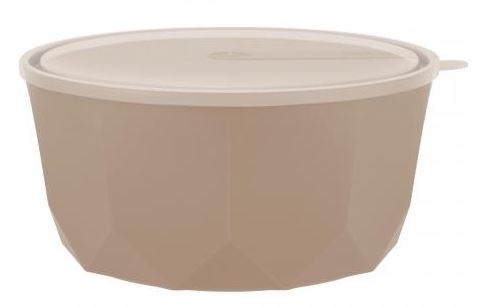 Салатник Plast Team STOCKHOLM с крышкой 4,6л шоколадный мокко